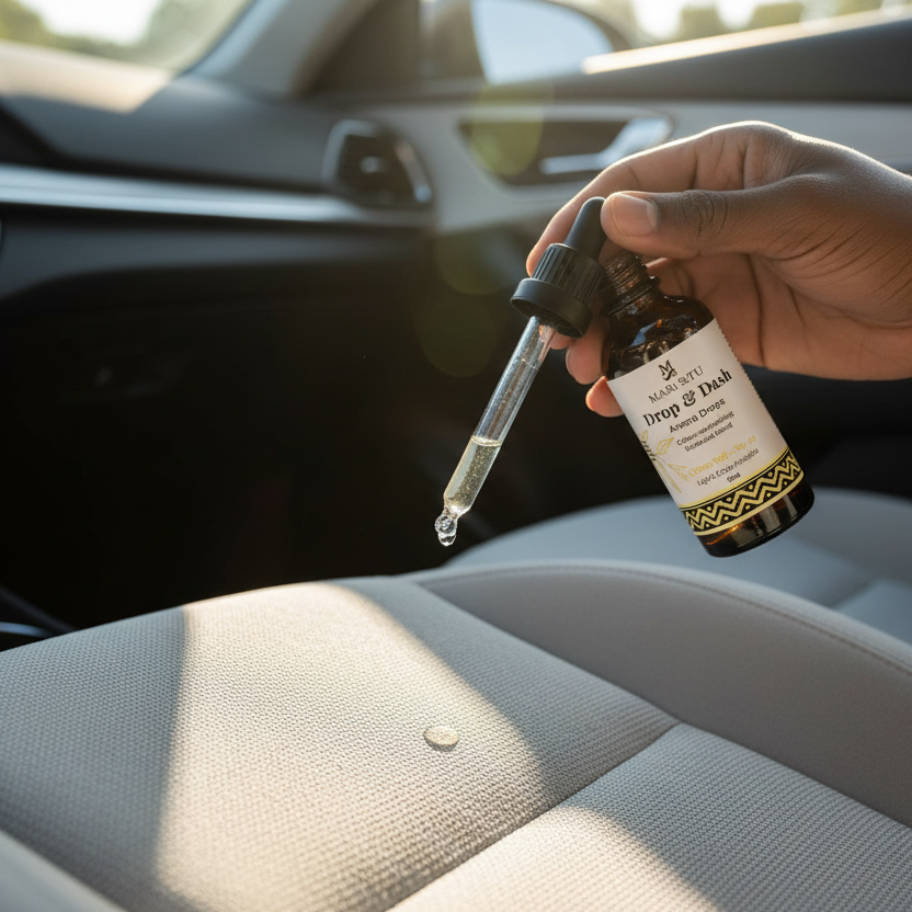 Drop & Dash Aroma Drops car freshener lifestyle scene